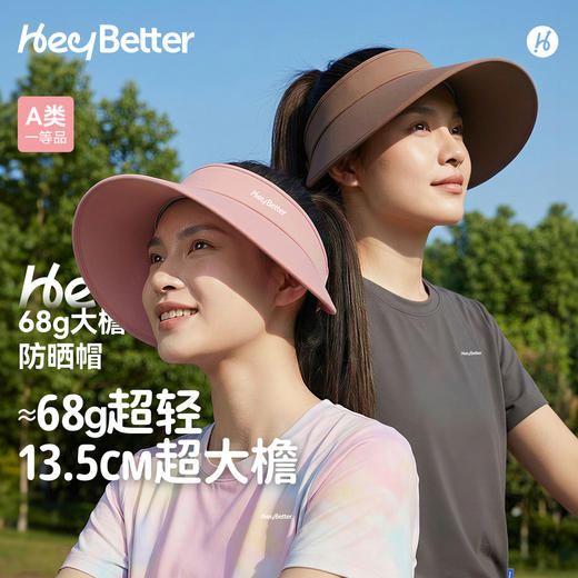 【HeyBetter】超轻大檐防晒帽 商品图0