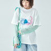 棵初26年夏季新款女童猫咪印花假两件拼色T恤凉感7A抗菌防晒上衣 商品缩略图3