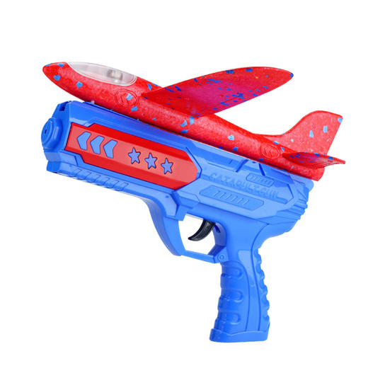 【防撞防摔❗多种玩法】网红泡沫弹射飞机发射枪儿童户外男孩手抛弹射滑翔手抛飞天小玩具。xa 商品图4
