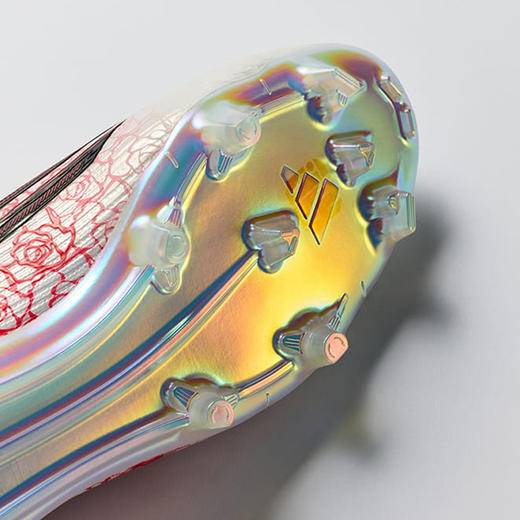 小李子ADIDAS阿迪达斯F50 高端亚马尔无鞋带FG长钉足球鞋男JR4441 商品图3