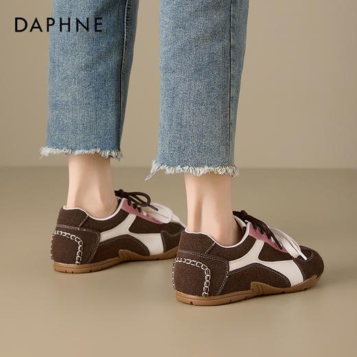 （小眠专属）达芙妮小个子内增高鸳鸯带德训鞋 商品图7