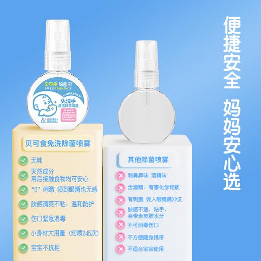 外出&换季必备🏆【贝可食免洗手清洁除菌喷雾/杀菌除味随身喷】杀菌率达99.99%❗无刺鼻酒精味，经口无毒不伤肤.时刻全方位守护健康！ 商品图10