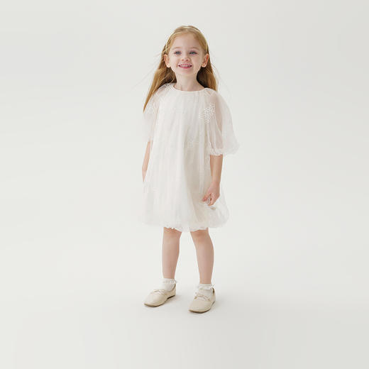 马克珍妮水果童话女童花苞网纱裙2026年夏装新款561033 商品图1