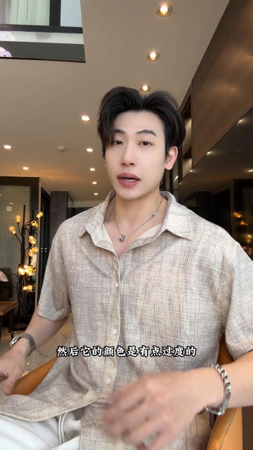 CS107夏季新时尚条纹做旧男士衬衫百搭宽松休闲上衣复古简约短袖 商品图0