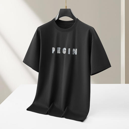 【DKP】【新疆棉】大依优型大码男装夏季圆领短袖T恤休闲透气短袖上衣 商品图1