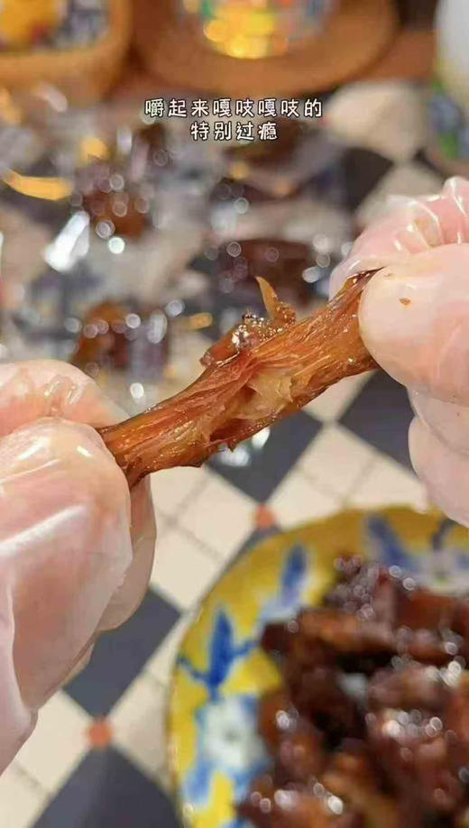 卤得超级入味，筋道Q弹，咬一口直接爆汁！💥
旺家福鸡脚筋到货～一吃一个不吱声 商品图2