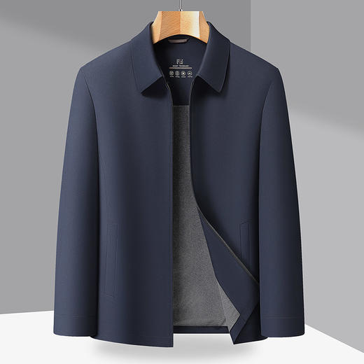 【DLC】大依优型大码男装春季翻领夹克外套休闲运动百搭外套上衣加肥加大 商品图1