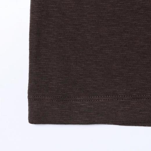 SDSA男装2026新款高贵轻奢美式拼接领口印花字母圆领长袖T恤百搭 商品图3