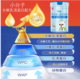 宁夏天友富硒 双重小分子水解乳清蛋白2段800克