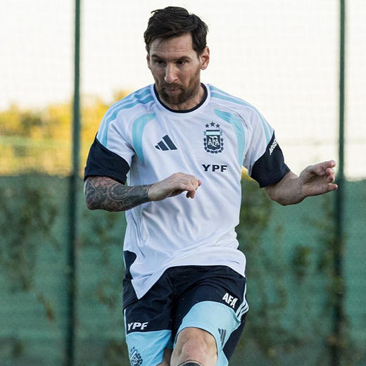 小李子ADIDAS阿迪达斯阿根廷球员版短袖训练服成人男JZ5943 商品图1