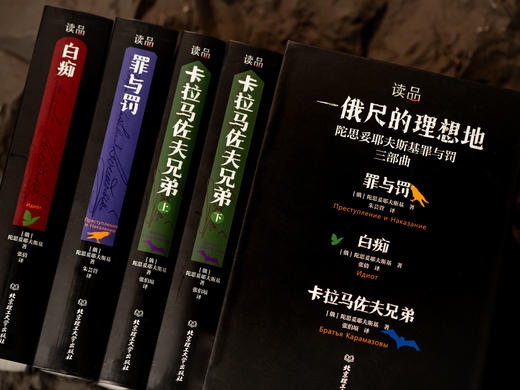 【世界文学史上不可逾越的高峰】《心灵的理想地：陀思妥耶夫斯基作品集》（全4册 精装函套）收录3部超高分经典《罪与罚》《卡拉马佐夫兄弟》《白痴》，揭示人性、拷问灵魂、颠覆认知，加缪、毛姆、鲁迅…一生崇拜 商品图4