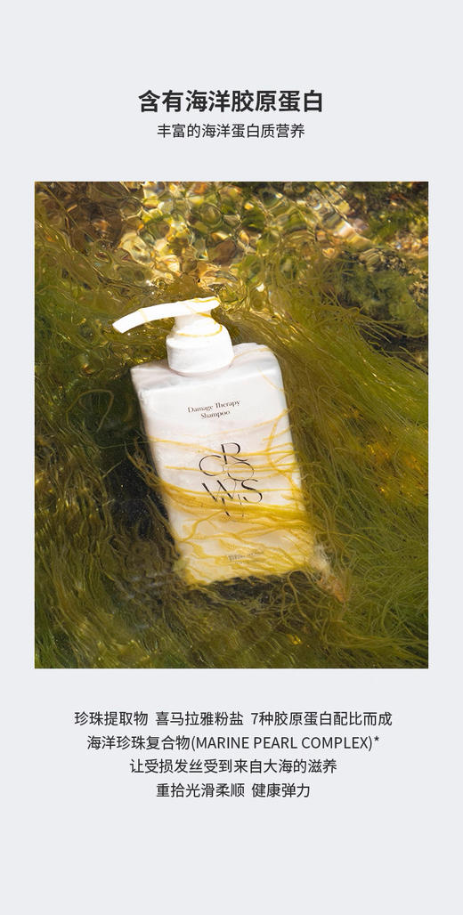 韩国GROWUS戈洛丝珍珠粉盐洗发水-500ml 商品图1