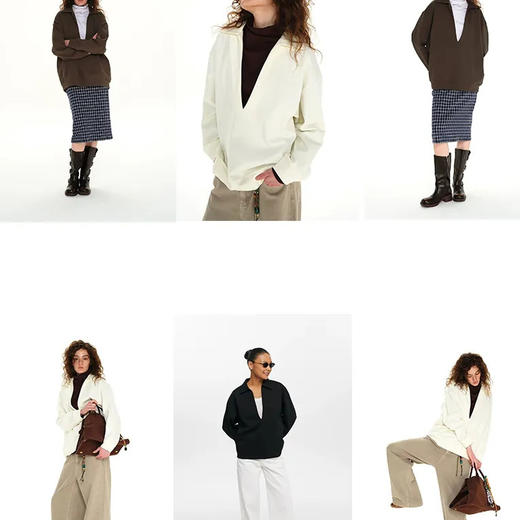 【mmgzs-GQ-65】女士高级休闲V领时尚卫衣！！ 商品图0