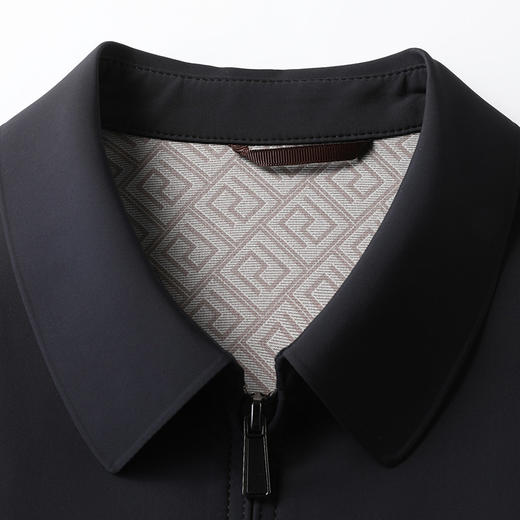 【DLC】大依优型大码男装春季翻领夹克外套休闲运动百搭外套上衣加肥加大 商品图3