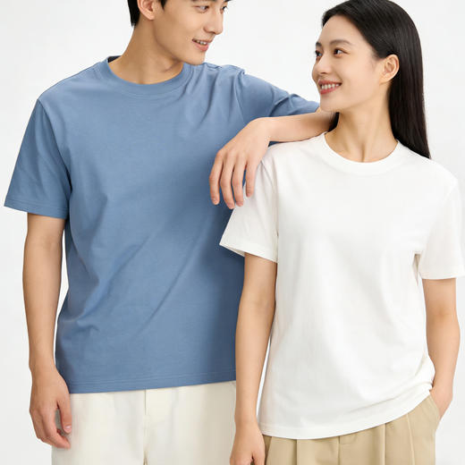 【158元3件】高品质丝光棉T恤  狂野橘子 柔顺丝滑触感 细腻丝光 定染6色【只拍1件不发货，3件起拍】 商品图2