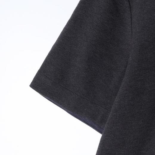 SDSA男装2026新款高贵轻奢美式拼接领口印花字母圆领长袖T恤百搭 商品图2