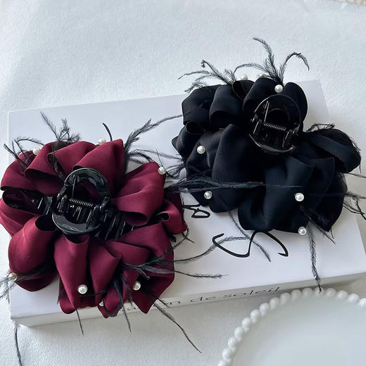 珠饰羽毛云朵抓夹马尾抓-纪念日百货门店同款169248976 商品图4