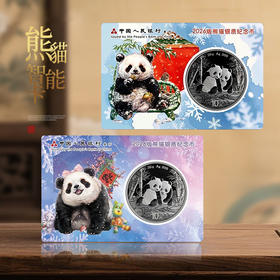 2026熊猫30克银币智能卡！带芯片！冬季限定版！