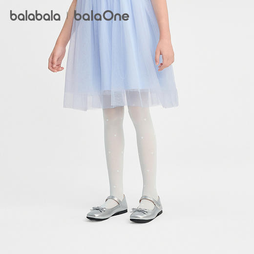 巴拉巴拉女童连裤袜夏季新款薄儿童舞蹈袜天鹅绒打底袜学生两条装 商品图2