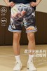 录士LUSHISI星浮主题美式四分短裤 数码印花吸湿排汗透气篮球裤男 商品缩略图5