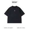 SDSA男装2026新款高贵轻奢美式裁剪印花圆领短袖T恤百搭宽松上衣 商品缩略图1