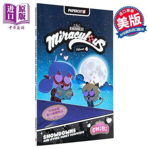 【中商原版】瓢虫少女Q版第4卷 对决与其他甜蜜惊喜 Miraculous Chibi Vol 4 Showdowns and Other Sweet Surprises 英文原版 Carrie Har 商品图0