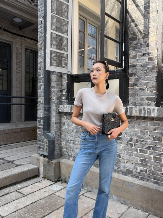 【棉麻之美】噢蜜ooomeooo正肩小圆领防晒T 商品图7