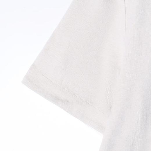 SDSA男装2026新款高贵轻奢美式拼接领口印花字母圆领长袖T恤百搭 商品图2