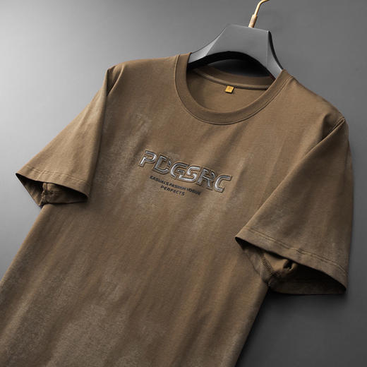 【DWP】大依优型大码男装夏季印花短袖T恤圆领休闲棉质百搭短袖上衣 商品图2