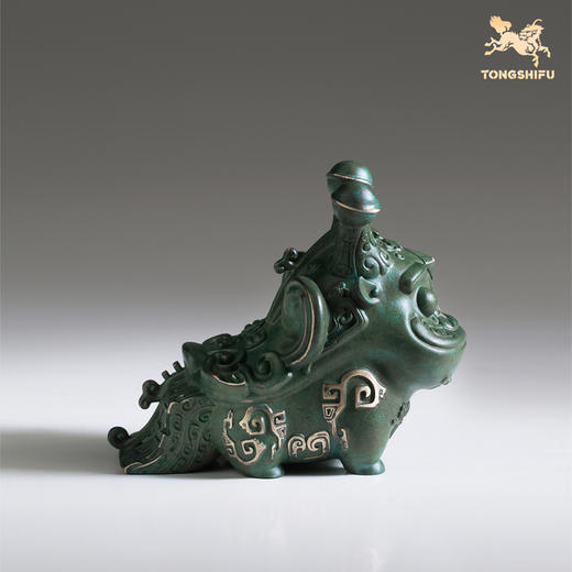 铜师傅 陕西历史博物馆系列《日己觥铜摆件》青铜摆件 商品图3