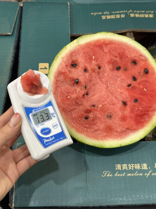 顶呱瓜海南黑籽麒麟西瓜（散称4.98/斤 称重补差） 商品图2