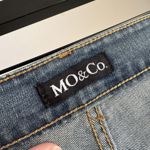 MOCO中蓝微喇裤牛仔裤307 商品图4