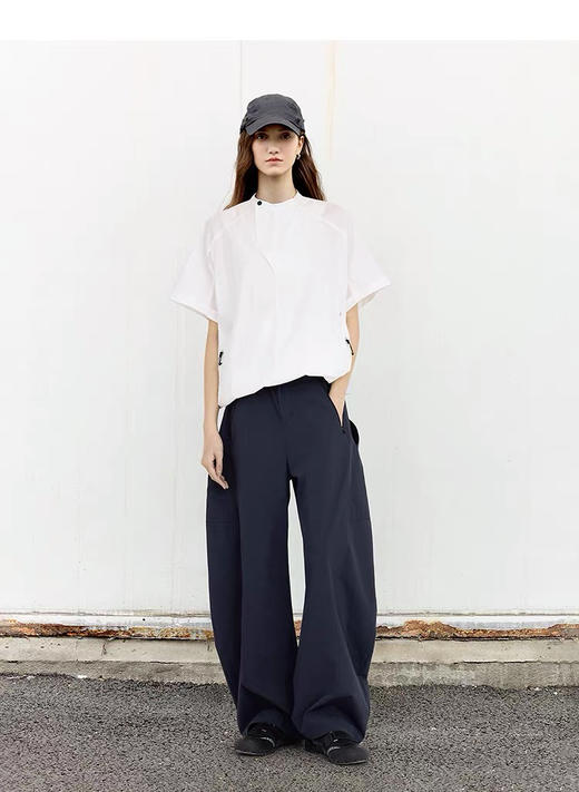 【秒杀价已调 直接拍】半圆 原创裤子 2026女式 速干薄款 弯刀裤 休闲长裤 商品图3