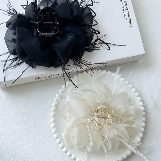 轻纱羽毛云朵抓夹马尾抓-纪念日百货门店同款169248992 商品图0