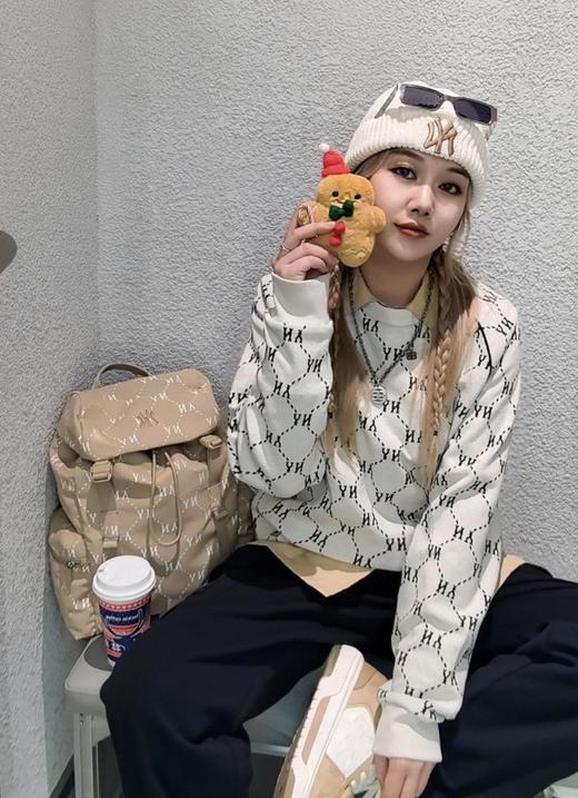 二店y 【MLB正品授权】 实体1000+ 颜值出众 钻石满印老花双肩包 商品图4