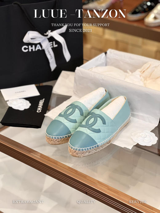 香奈儿-Espadrilles 渔夫鞋菱格羊皮款 商品图3