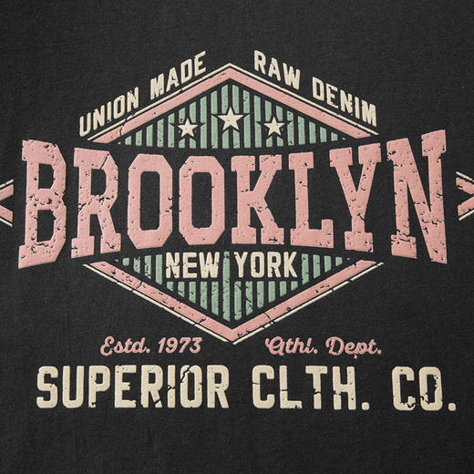 【DWP】大依优型大码男装夏季印花短袖T恤圆领休闲纯棉质百搭短袖上衣 商品图3