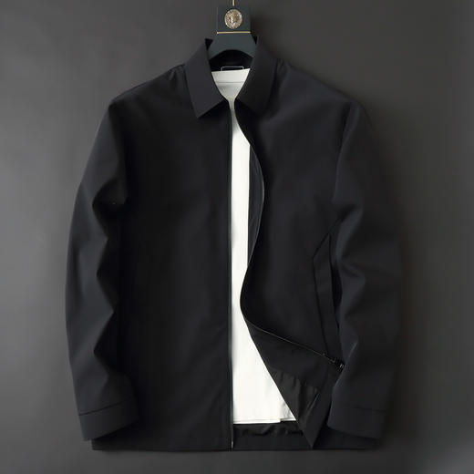 【DWN】大依优型大码男装春季翻领夹克外套商务休闲百搭长袖外套上衣 商品图5