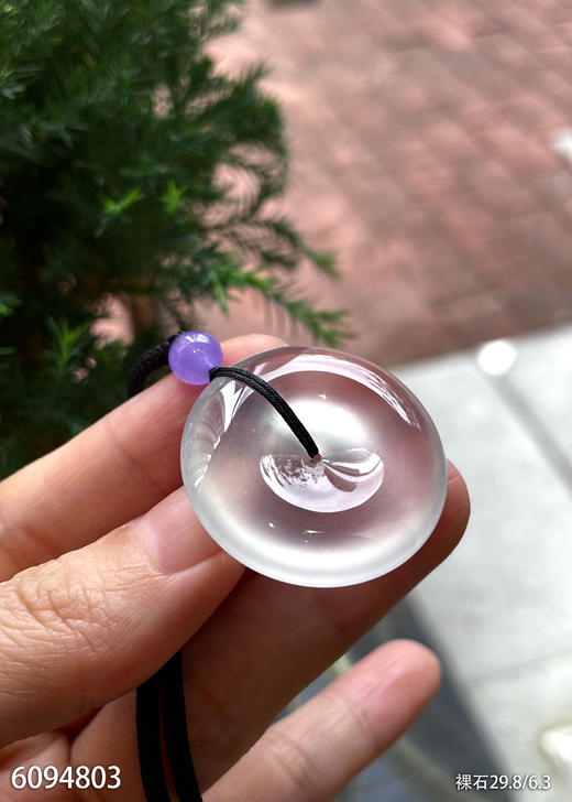 玻璃平安扣裸石【6094803】具体价格微信咨询 商品图0