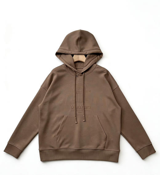 MA*MARA纯圆早春新款女士连帽抽绳休闲运动风宽松卫衣加裤子套装 商品图5