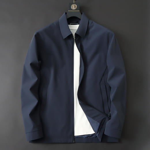 【DWN】大依优型大码男装春季翻领夹克外套商务休闲百搭长袖外套上衣 商品图3