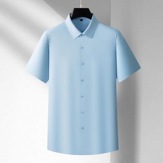 【DM】大依优型大码男装夏季封口短袖衬衫弹力商务休闲上衣T恤350斤可穿 商品图3