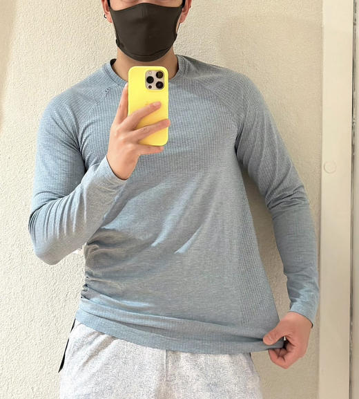 原单正品Lu家Metal Vent Tech系列男士运动长袖衫031303 商品图4