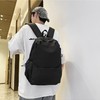 学生书包女大学生韩版大容量简约纯色背包初中高中生双肩包女潮 商品缩略图2