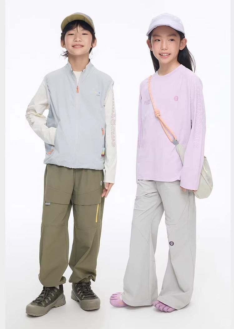 二店y 【2612】OM同款 罗娜速干面料 UPF50+ 儿童长袖T恤