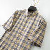 【DM】【纯棉】大依优型大码男装夏季格子衬衫短袖商务休闲短袖T恤320斤 商品缩略图3