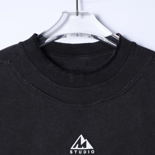 SDSA男装2026新款高贵轻奢美式裁剪印花圆领短袖T恤百搭宽松上衣 商品图2