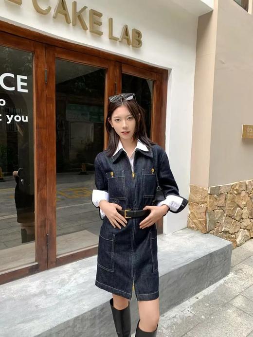 【高品质私服】【MC工装中低腰牛仔连衣裙】中低腰线设计，恰当强调腰线位置，N1202-CC【无标出货 介意慎拍】 商品图3