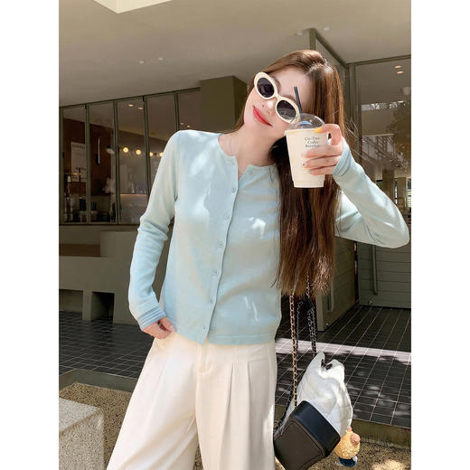 <曾小咸推荐>3.16现货秒杀 ！微信超特价！韩系假两件针织衫 日常199.99 立减110 秒杀89.99！！ 商品图3