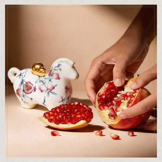 【玛戈隆特】玛戈隆特福运驾到摆件餐具套装骨瓷中式装饰家居餐桌送礼 商品图2